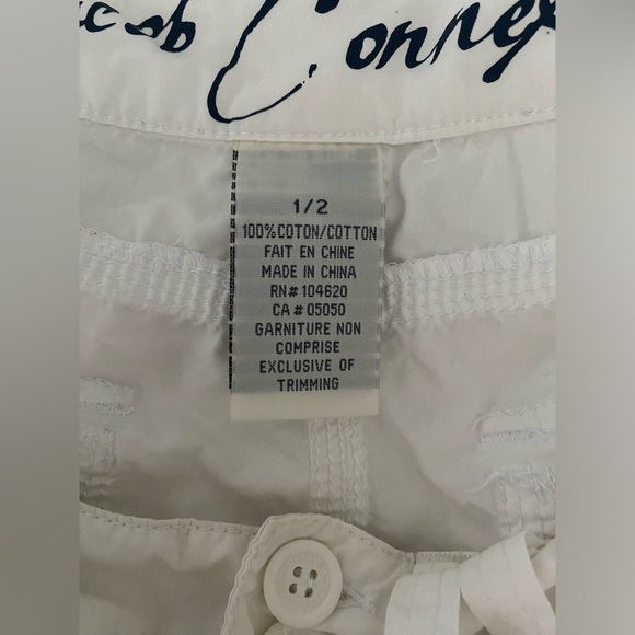 Jacob connexion cargo shorts, creme white, 100% coton - Picture 5 of 7